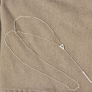 Stella & Dot Silver Triangle Lariat Necklace